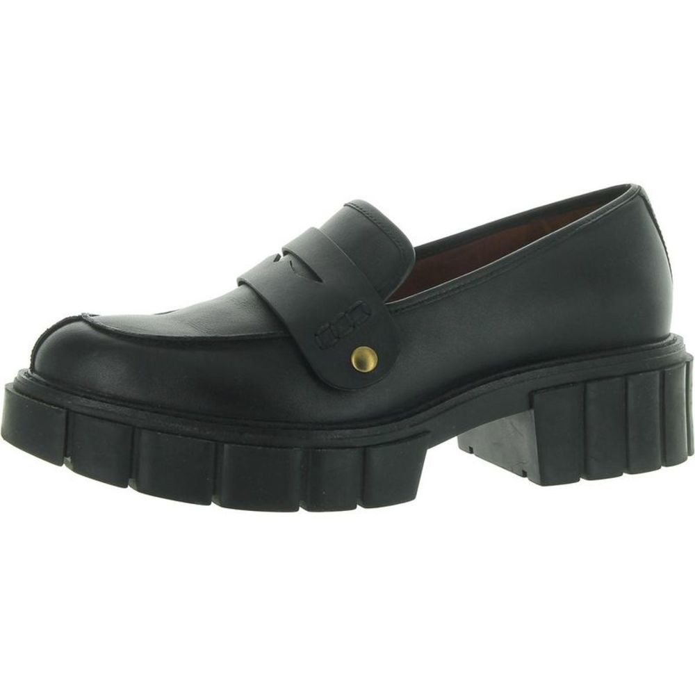 Vionic Black Chunky Loafers